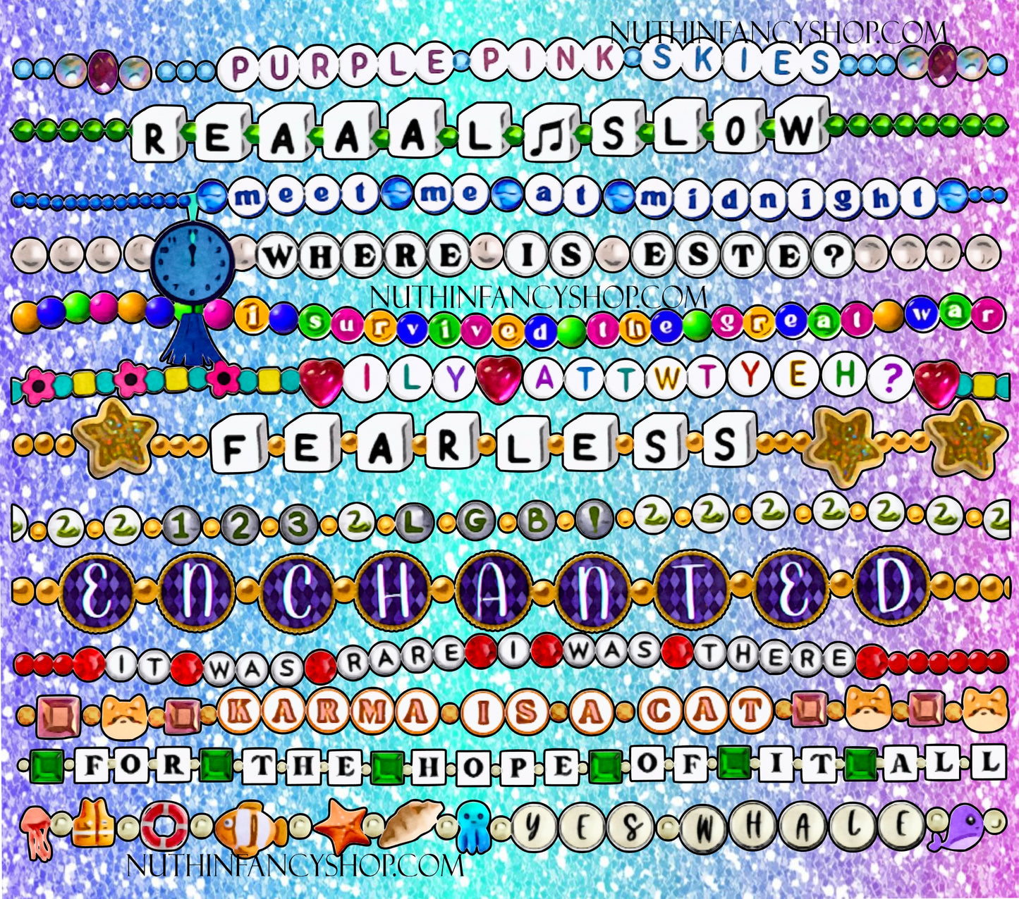 Friendship Bracelet S W I F T I E Tumbler