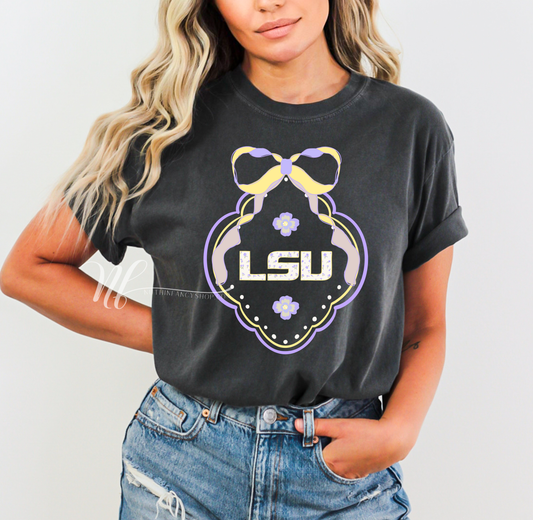 Grandmillennial LSU on Grey