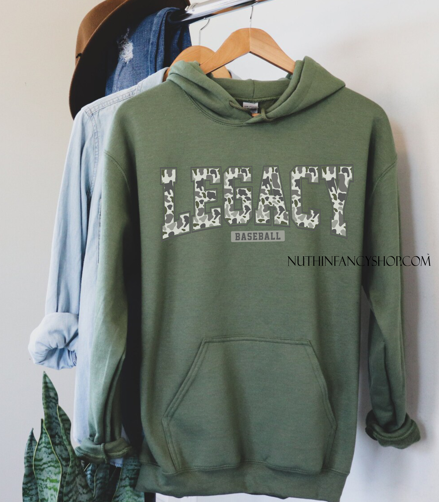 Varsity Style Legacy in Green Camo on Green