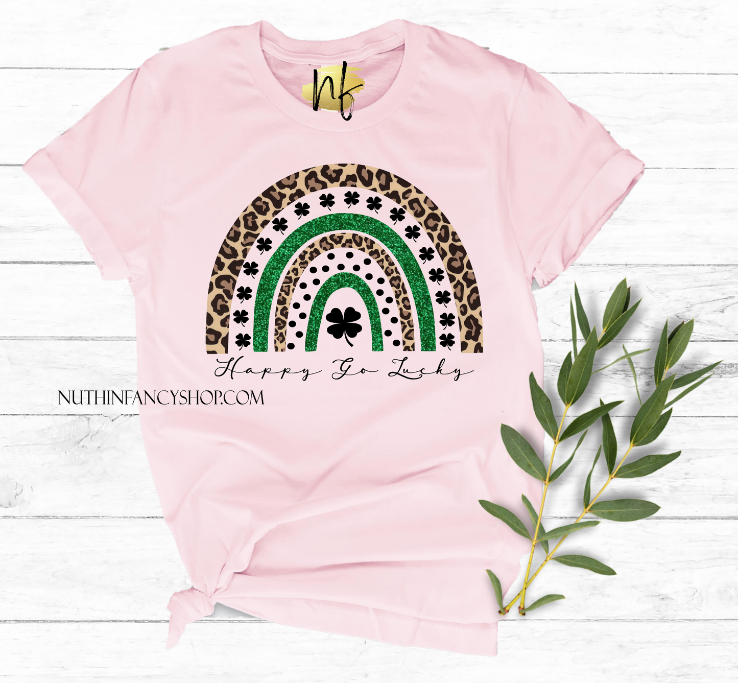 Happy Go Lucky Rainbow Light Pink