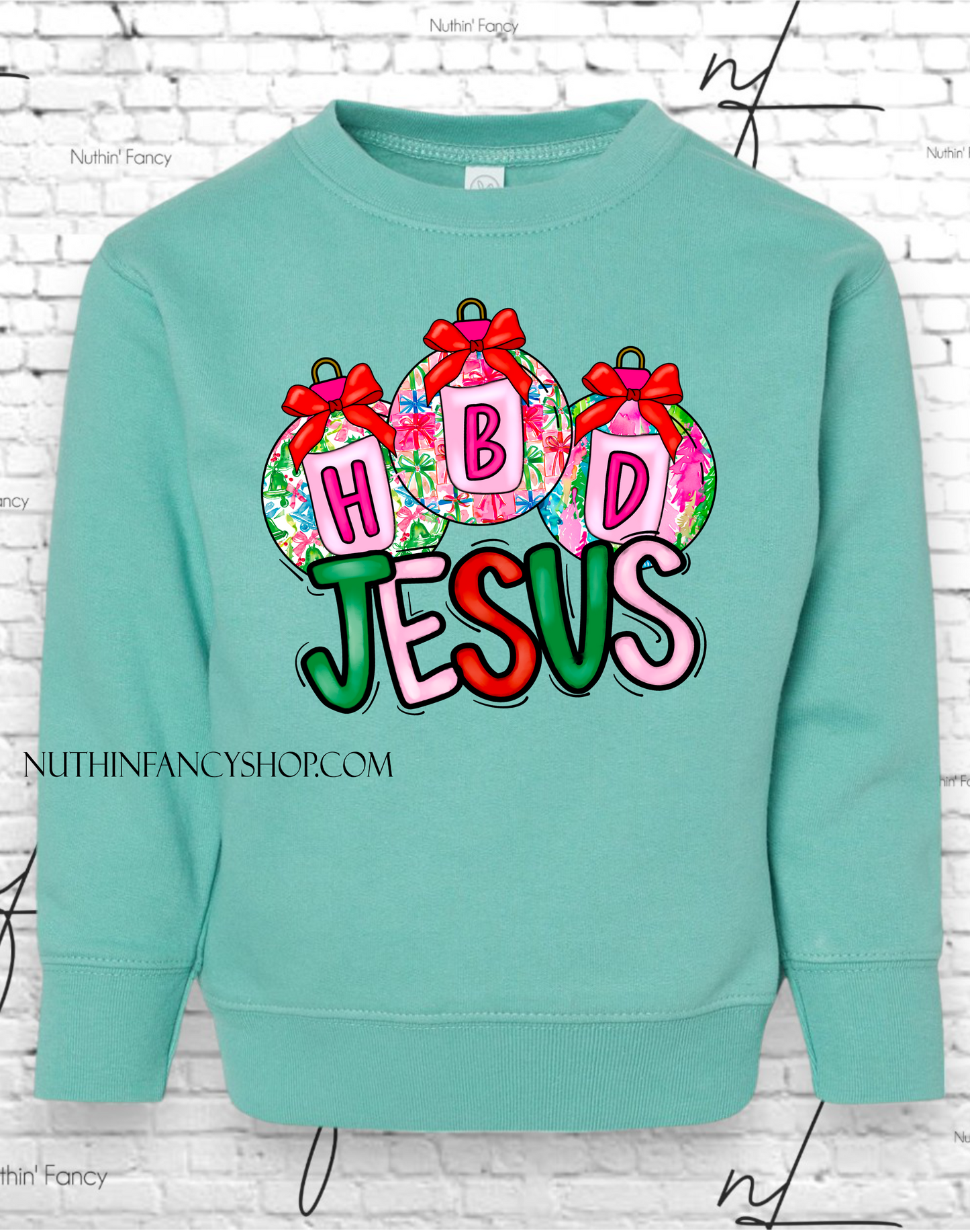 HBD Jesus Ornaments