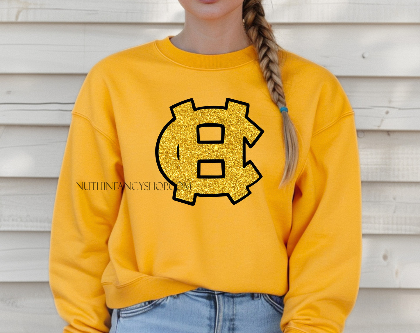 HC FAUX Harris County Glitter Logo