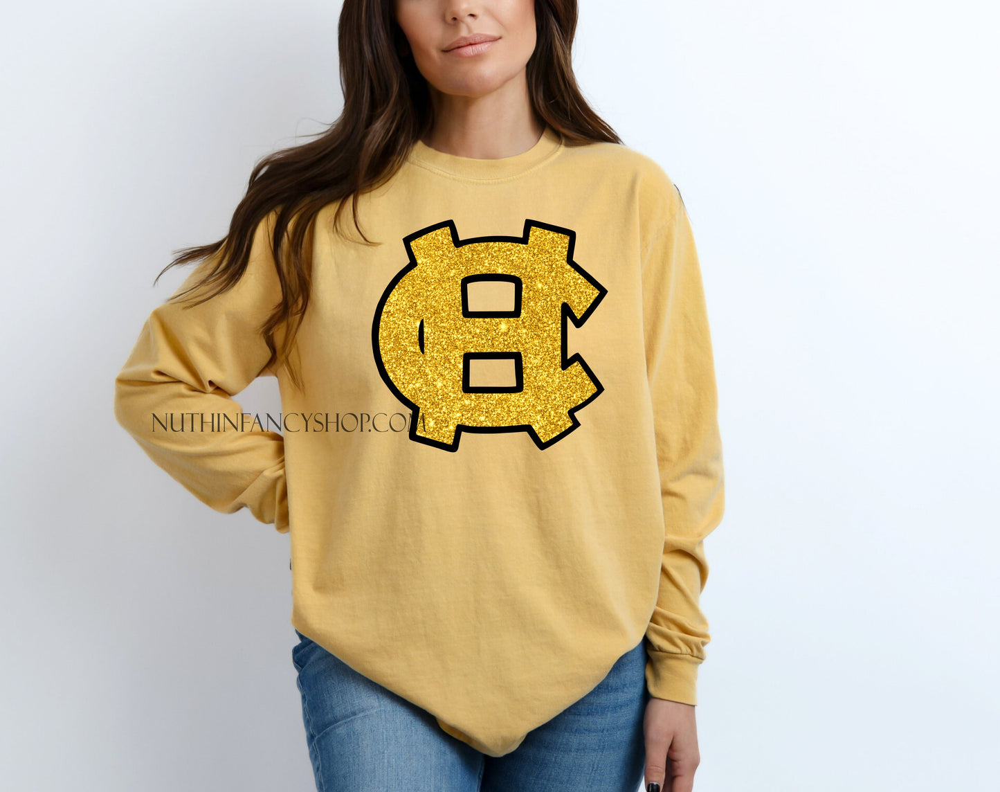 HC FAUX Harris County Glitter Logo