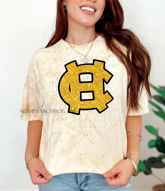 HC FAUX Harris County Glitter Logo