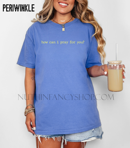 Minimal how can i pray for you?