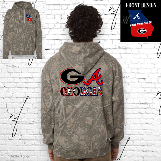 All Vintage Washed Camo Hoodie Designs