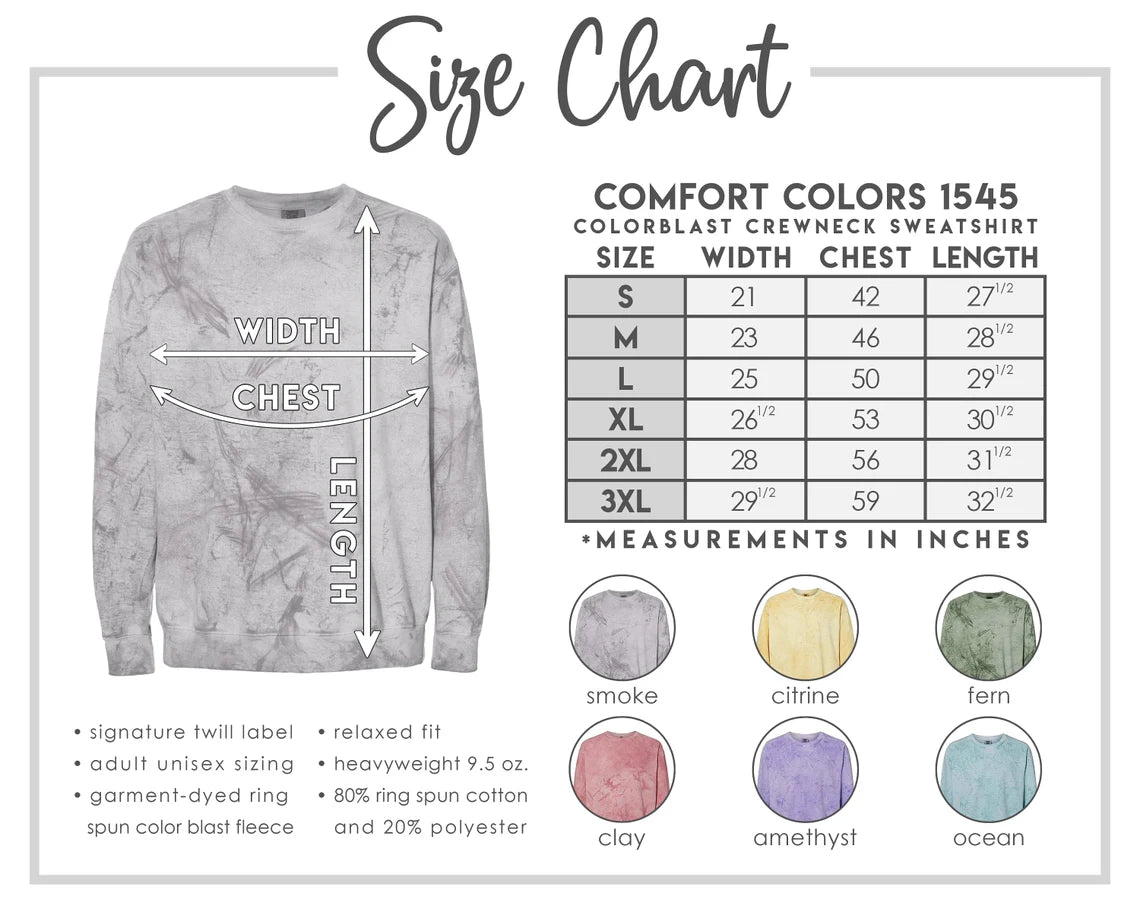 Colt 45s Faux Glitter, Comfort Colors Acid Wash