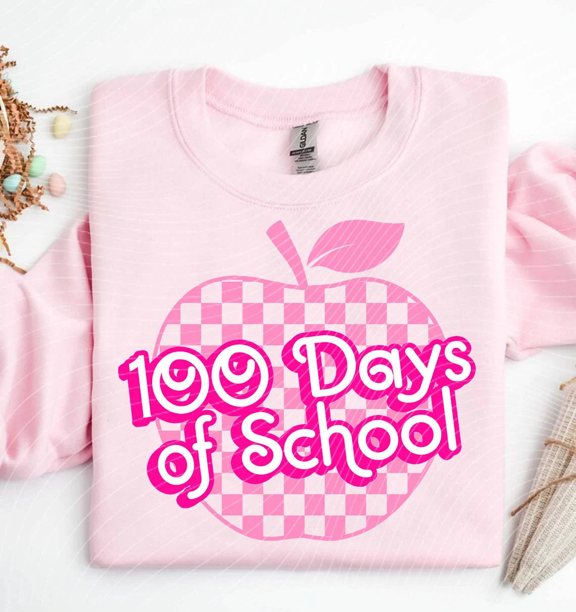 100 Days of School Pink Girl