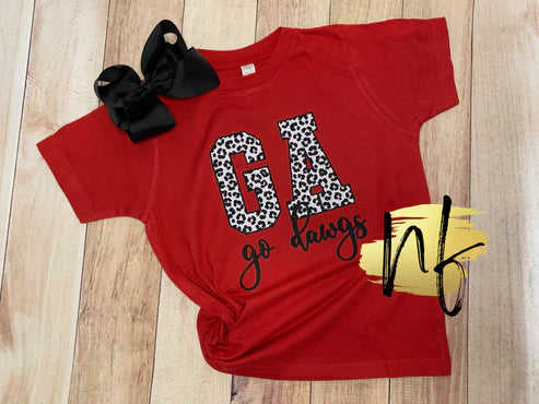 Big Black and White Leopard G A