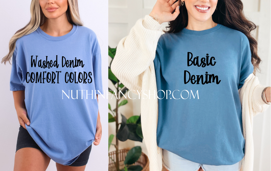 He is Risen Boho Collage on Denim