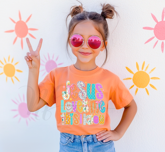 Jesus Loves Me Preppy Alpha Doodle