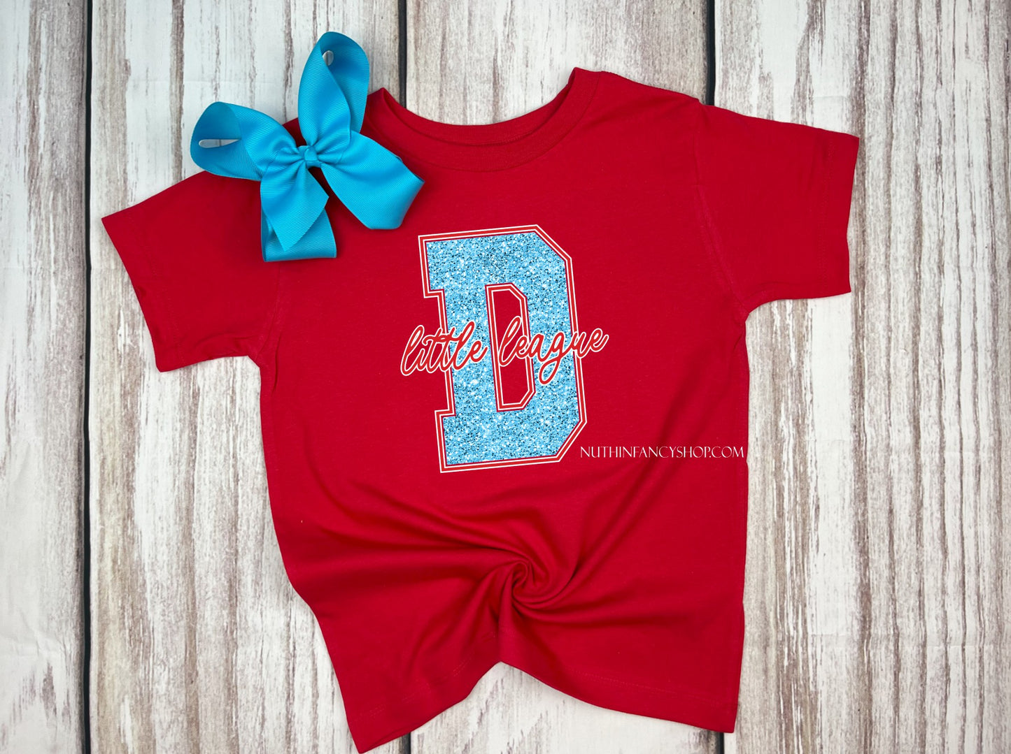 Dudley Little League FAUX Blue Glitter