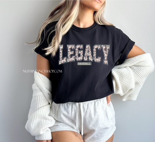Legacy Varsity Tan Camo on Black