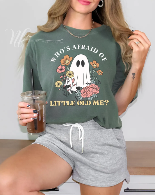 Afraid of Little Old Me Ghost, on Green