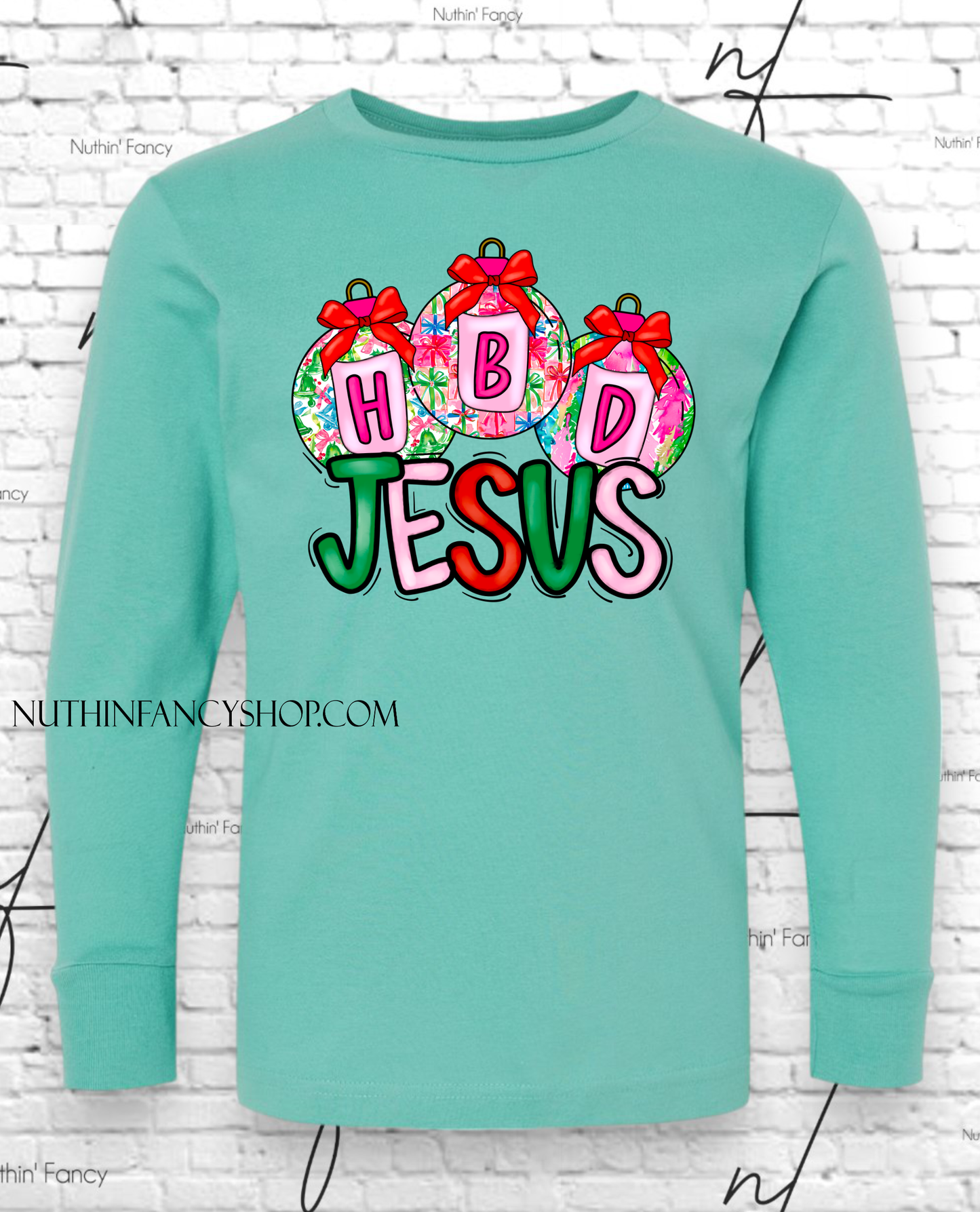 HBD Jesus Ornaments