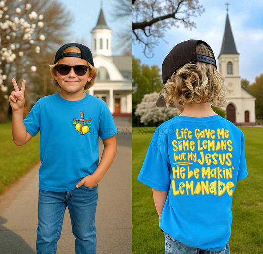 He Be Makin' Lemonade on Blue