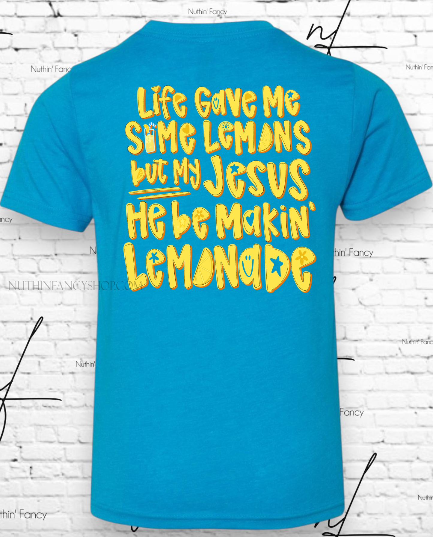 He Be Makin' Lemonade on Blue