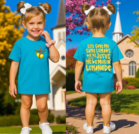 He Be Makin' Lemonade on Blue