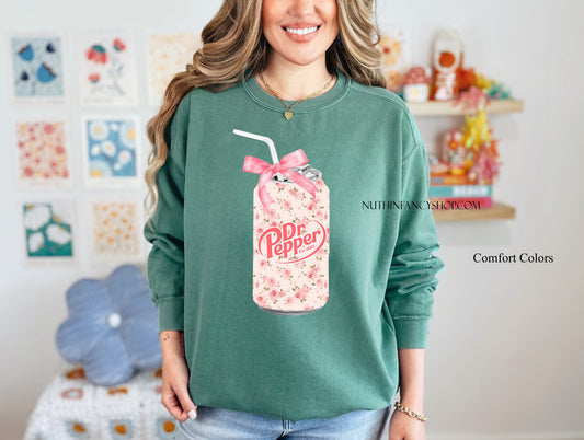 Floral Dr Pepper Girly