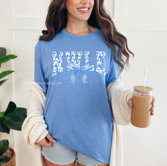 NWLE Preppy Blue Floral on Royal