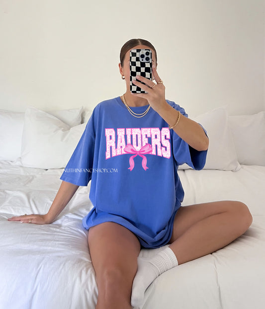 Raiders Preppy Pink Floral with Bow