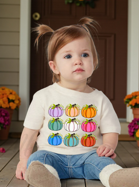 Colorful Pumpkin Collage