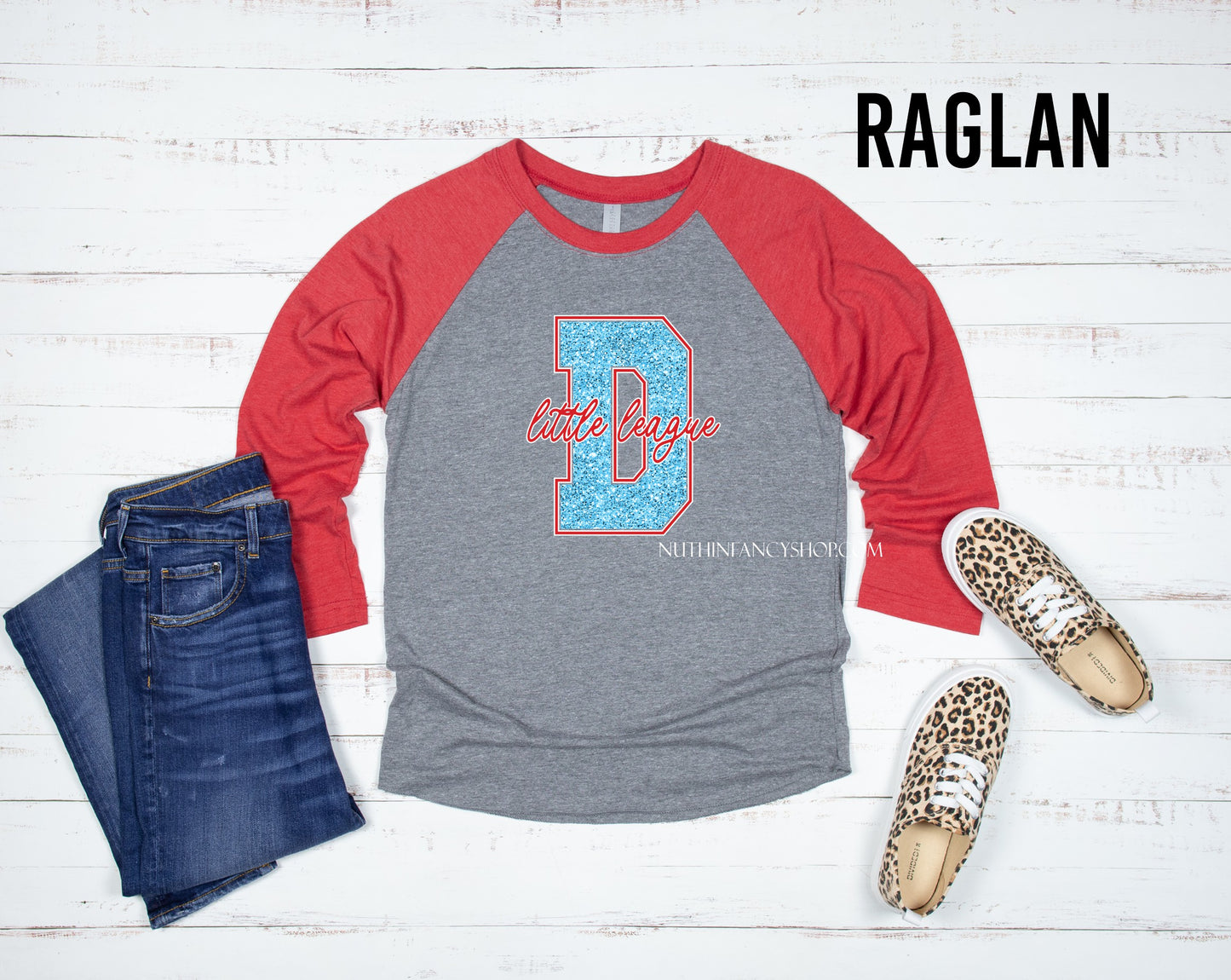 Dudley Little League FAUX Blue Glitter