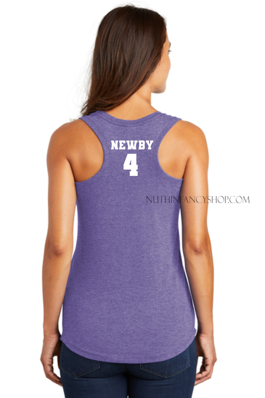 Reign Faux Glitter District Racerback Tank