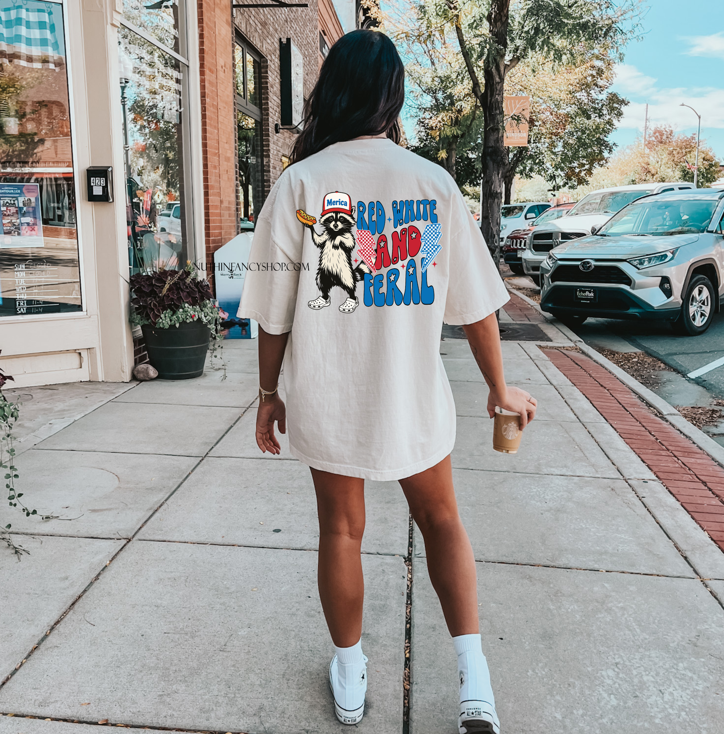 Red White and Feral, Front and Back