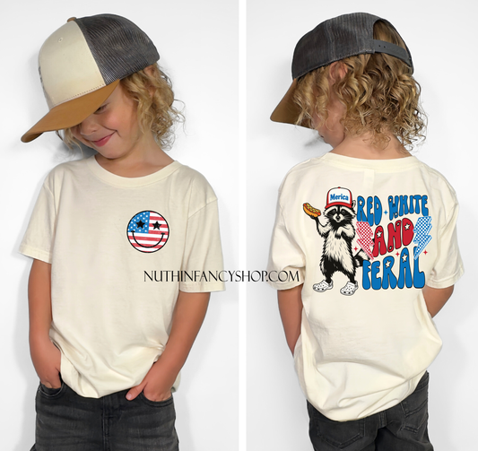 Red White and Feral, Front and Back