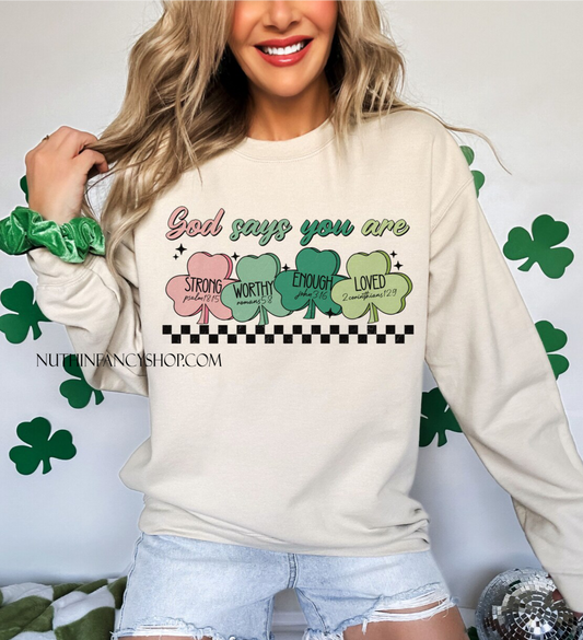 God Says You Are Shamrocks, Ivory