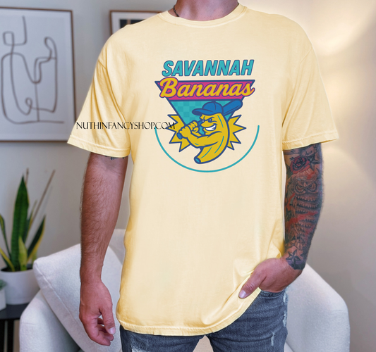 Past Time Bananas on Yellow