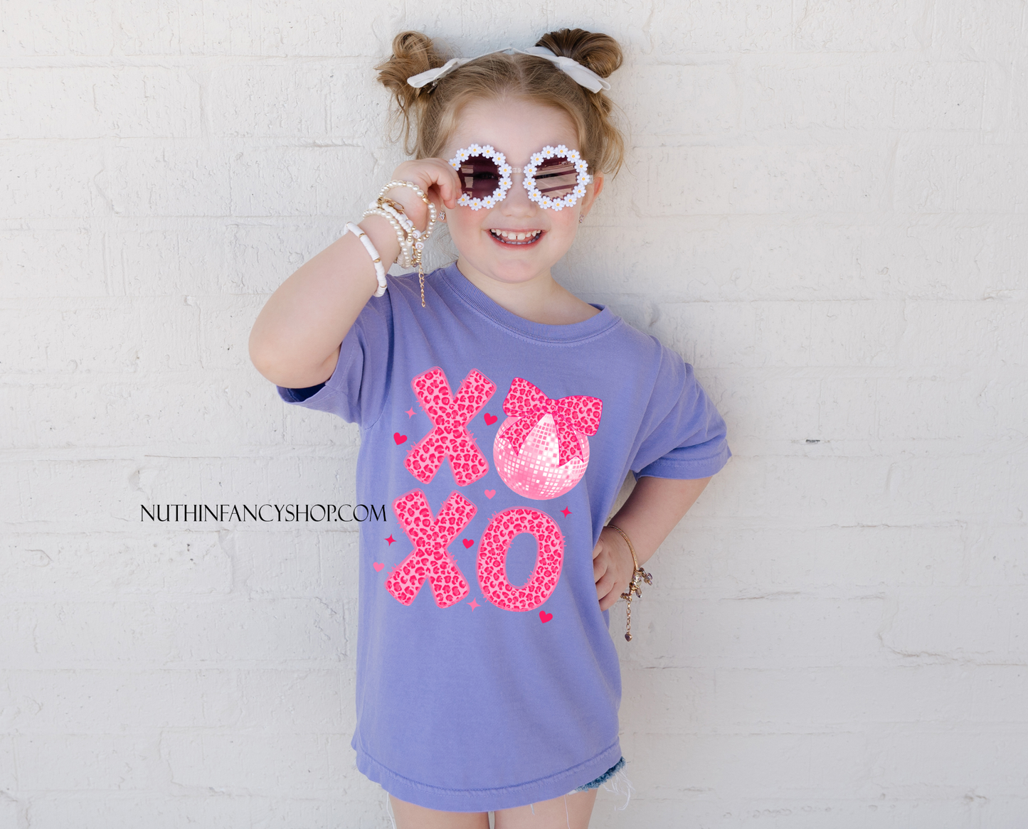 Pink Leopard XOXO, Violet