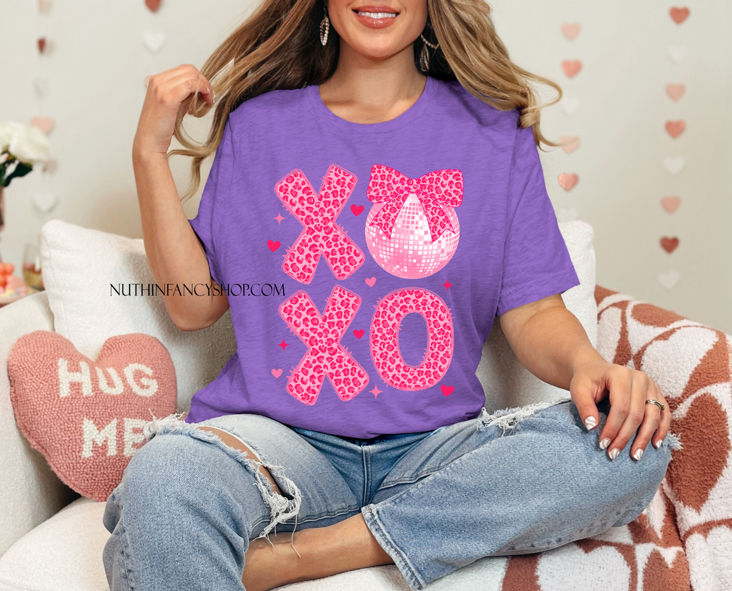 Pink Leopard XOXO, Violet