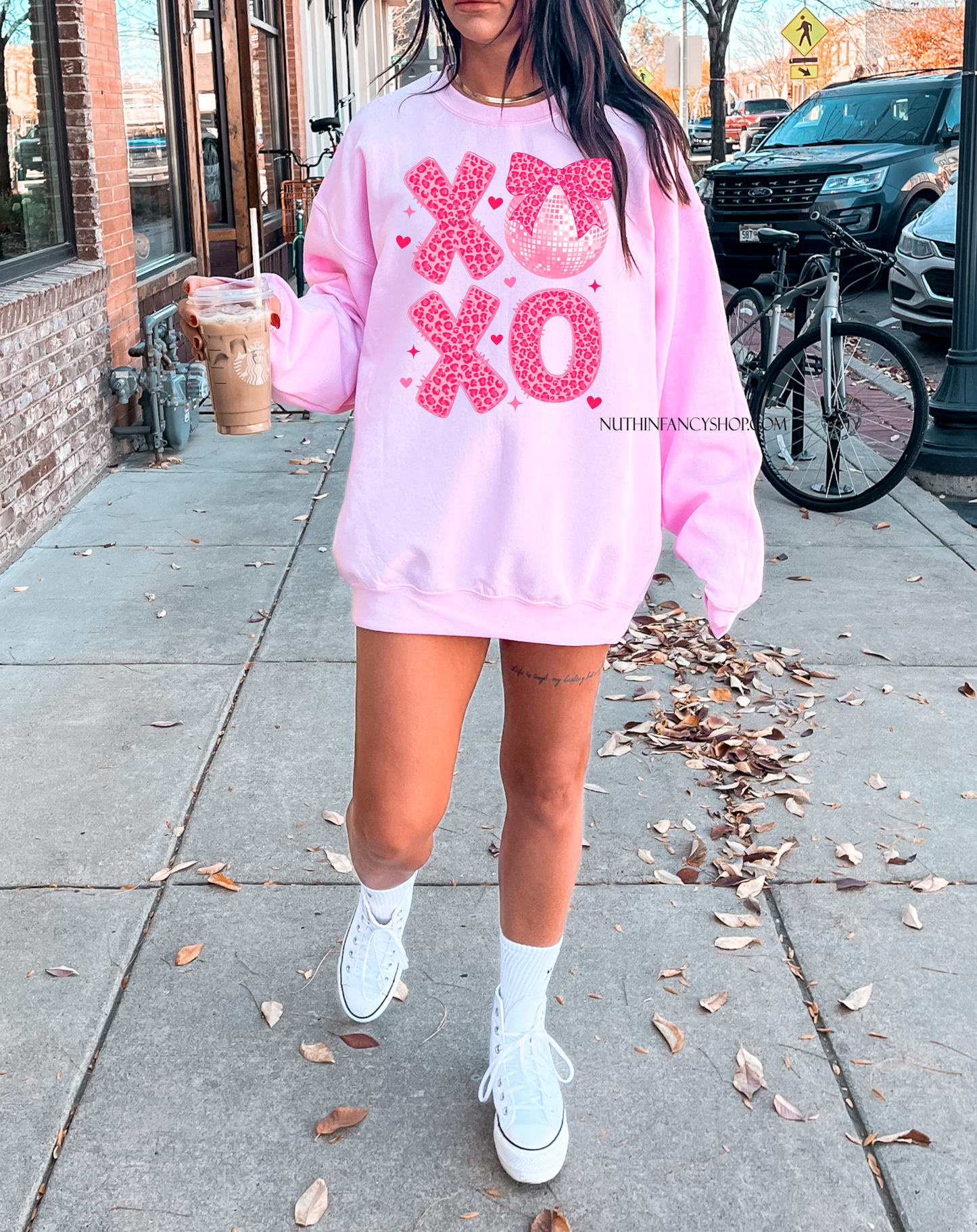 Pink Leopard XOXO, Light Pink