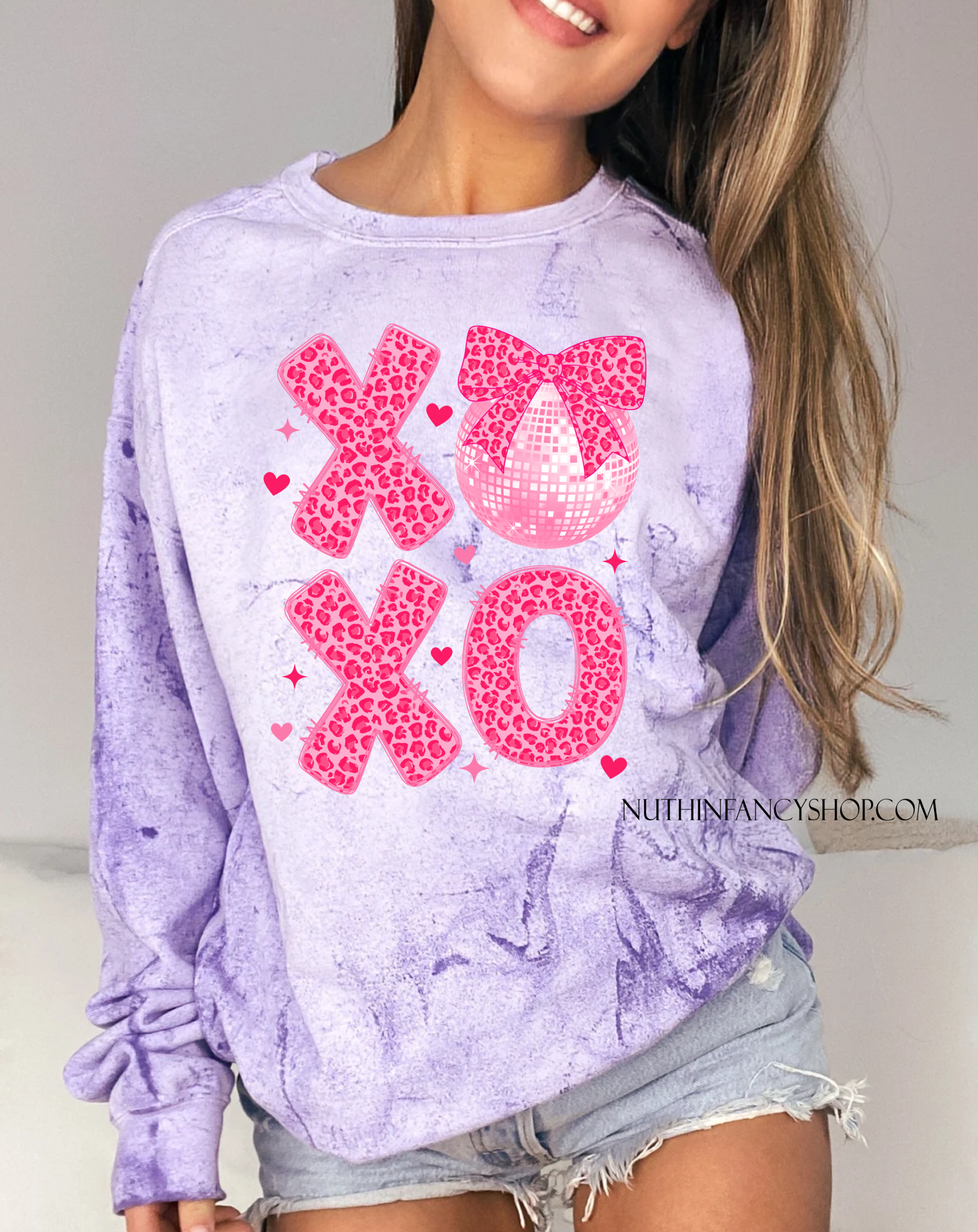 Pink Leopard XOXO, Violet
