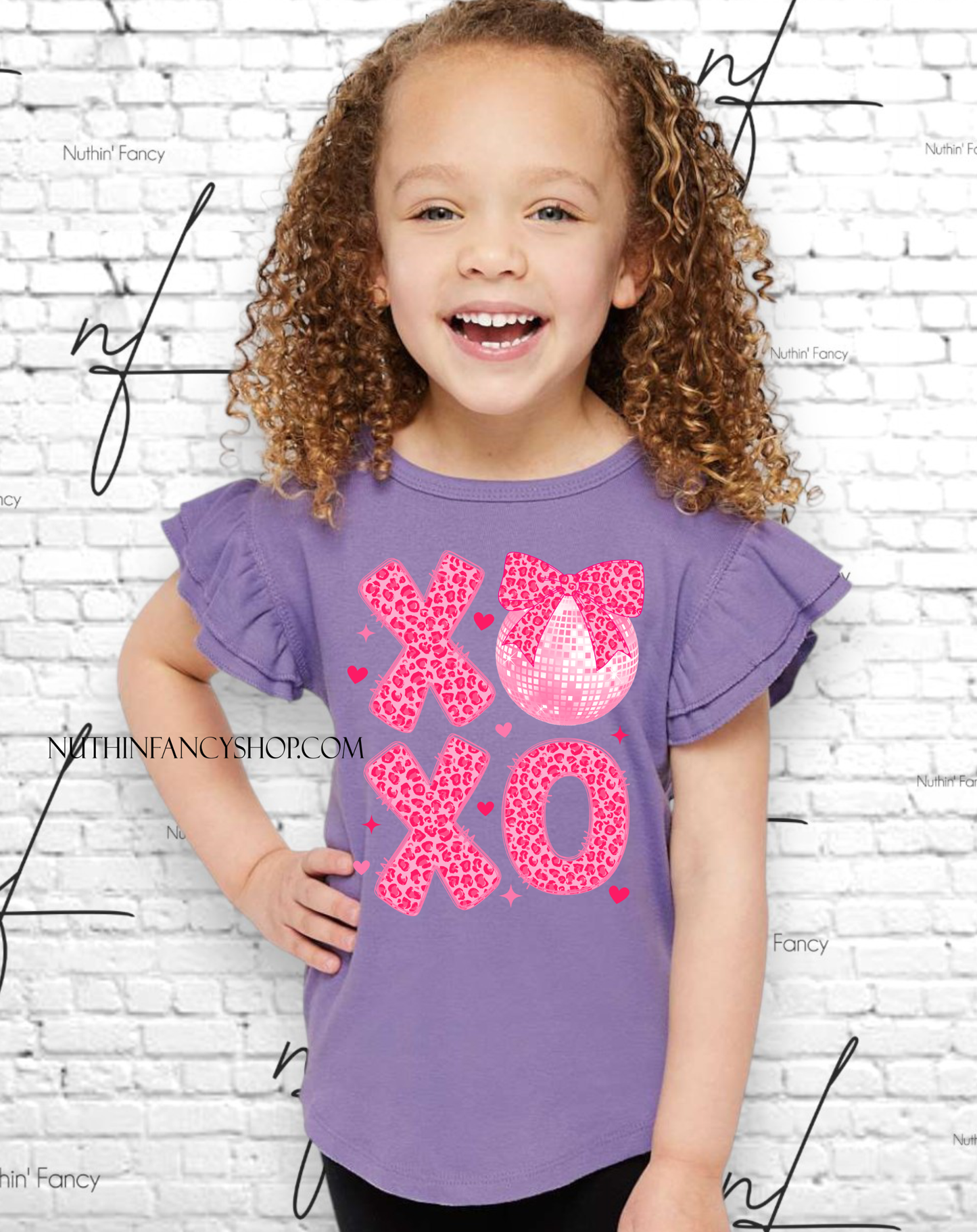 Pink Leopard XOXO, Violet