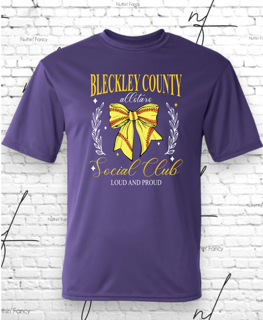 Bleckley County All Stars Softball Dri Fit