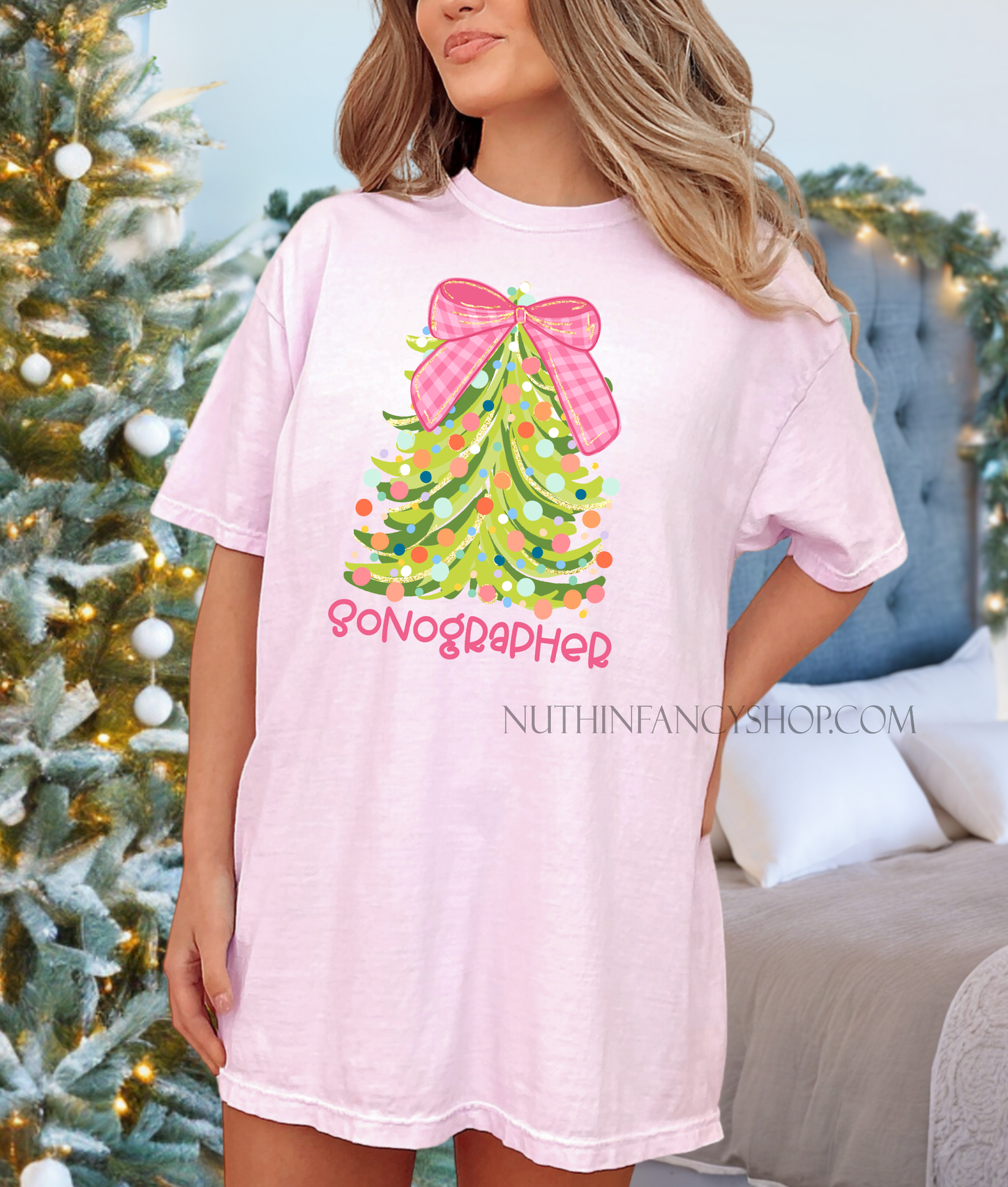 Customizable Hand Drawn Christmas Tree