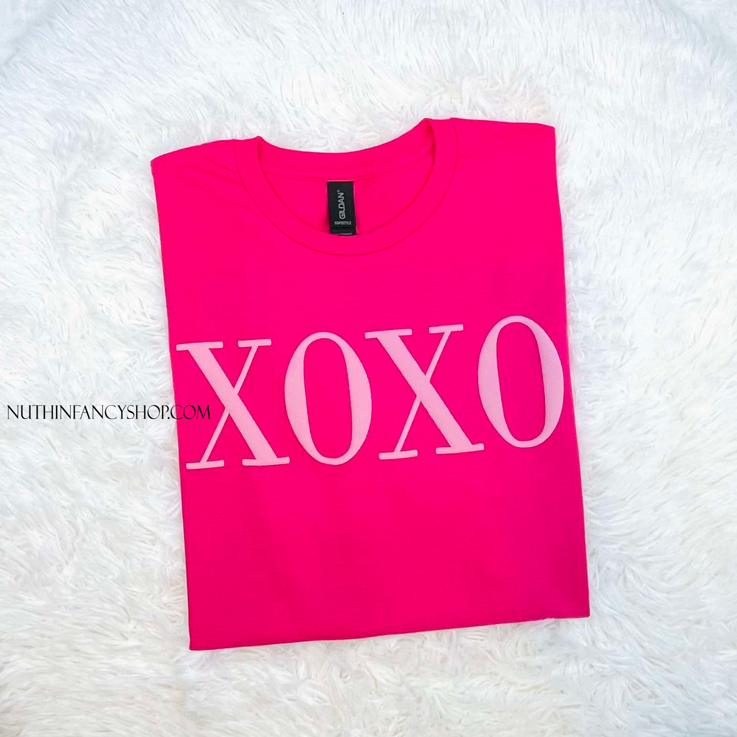 XOXO Puff, Hot Pink