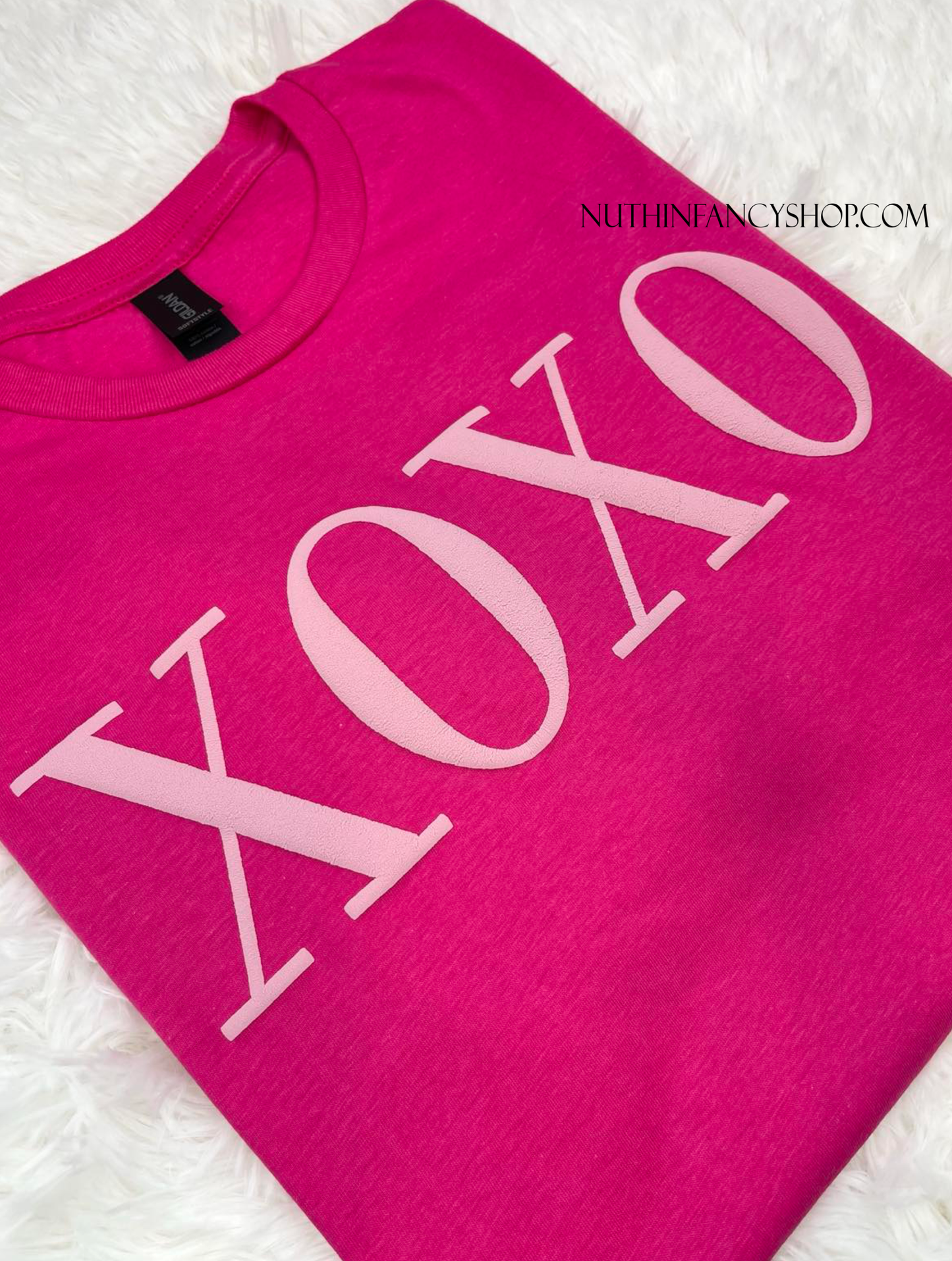 XOXO Puff, Hot Pink