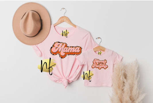 Retro Leopard MAMA and MAMAS PUMPKIN