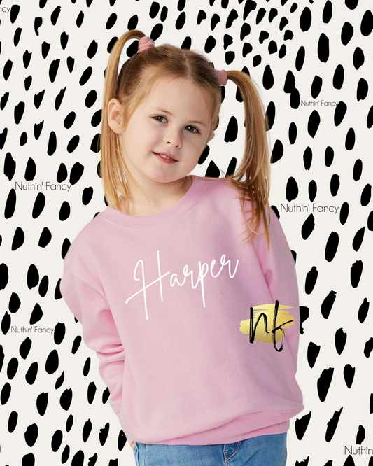 Solid Sweatshirt Name