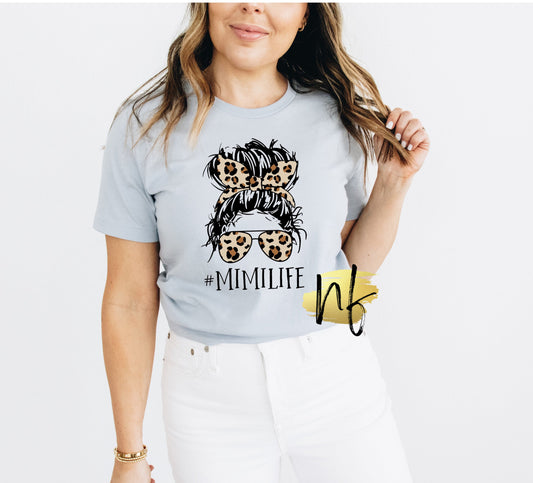 Messy Leopard Bun Customize