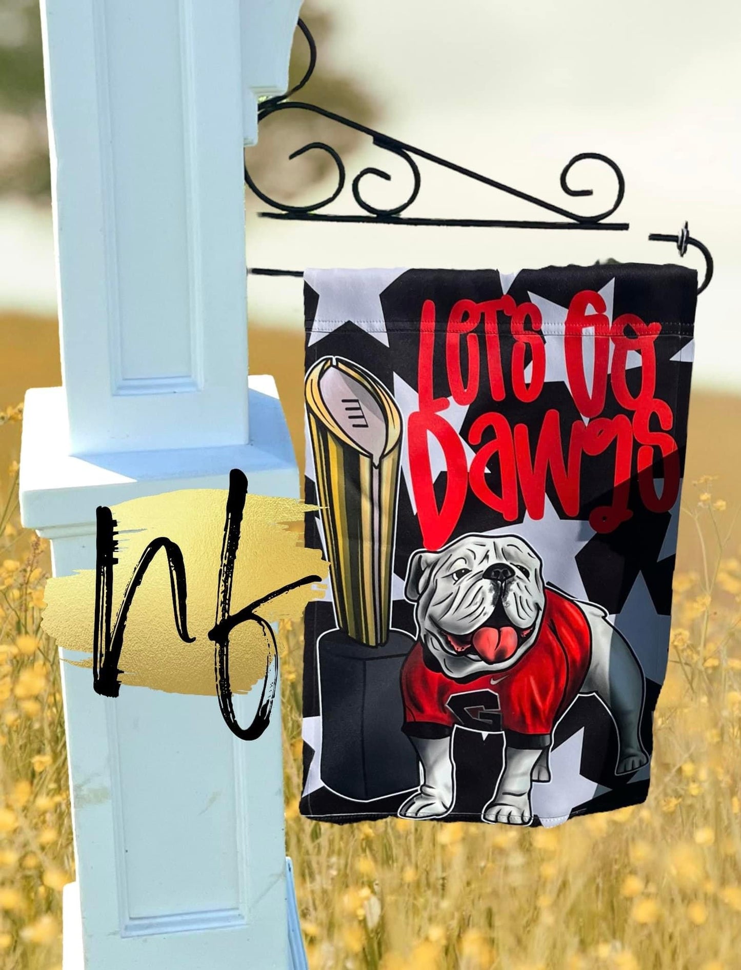Let’s Go D@WGS Trophy Garden Flag