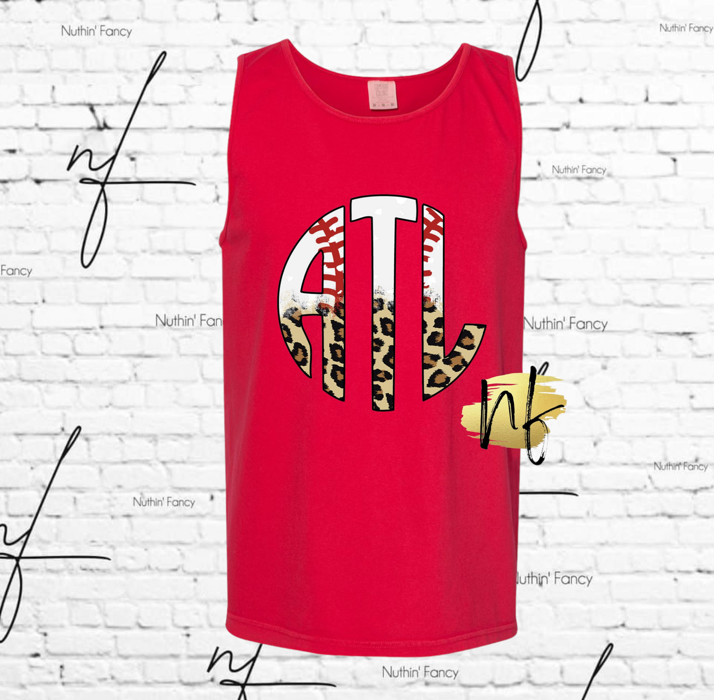 A T L Atlanta Leopard Monogram