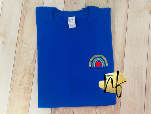 Teacher Rainbow Pocket Design
