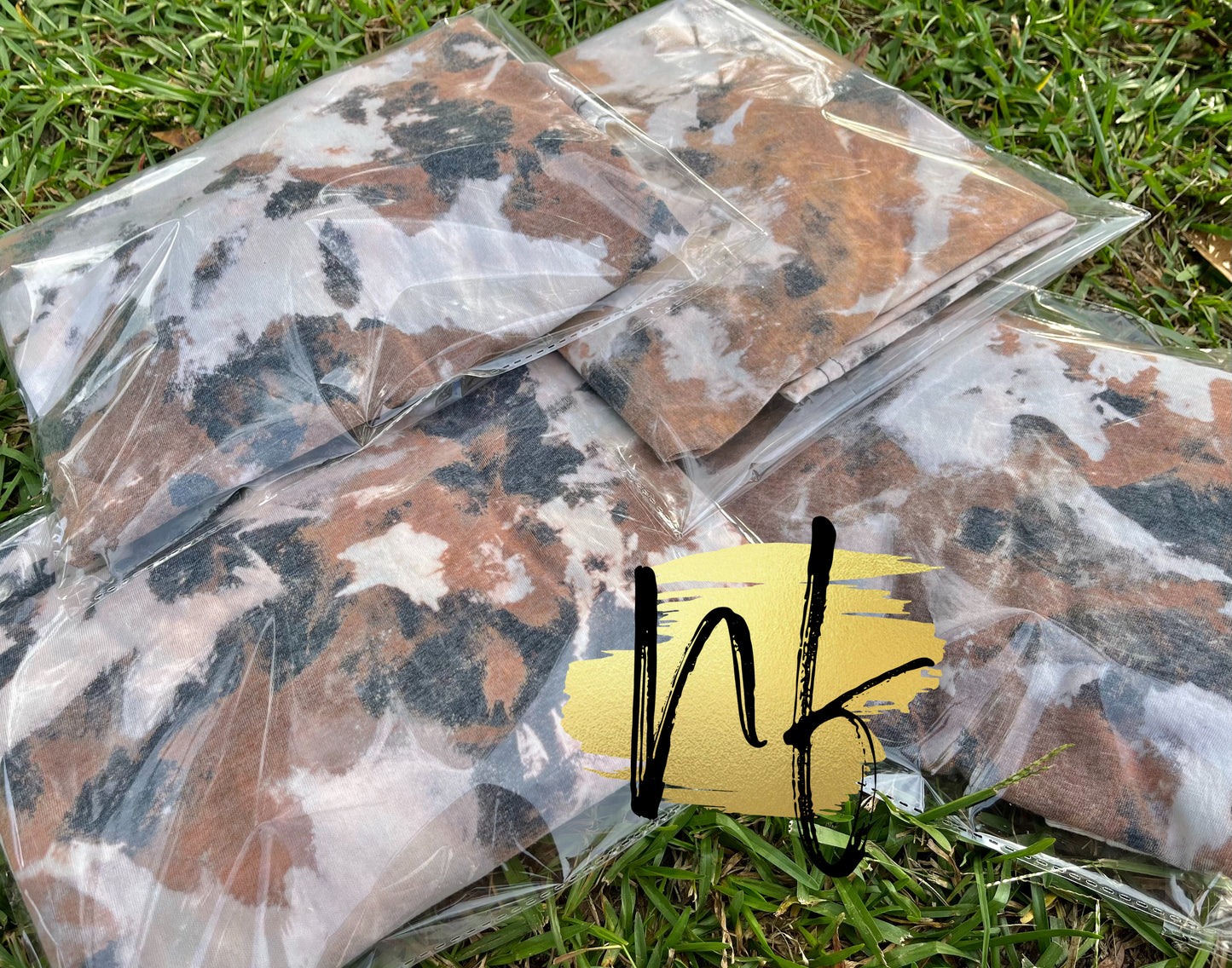 Cow Hide Bleached Tee