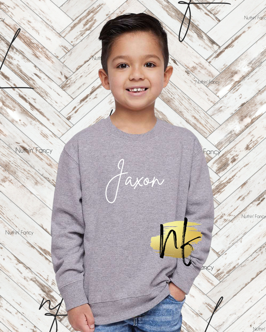 Solid Sweatshirt Name