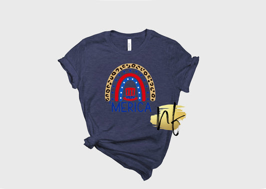 Merica Leopard Rainbow